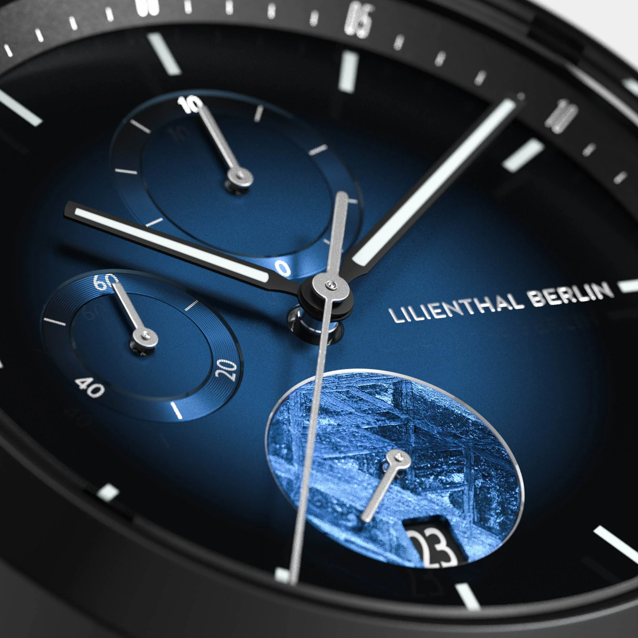 Chronograph Meteorite – Blue Flare (C1-031-B006C) thumbnail 4