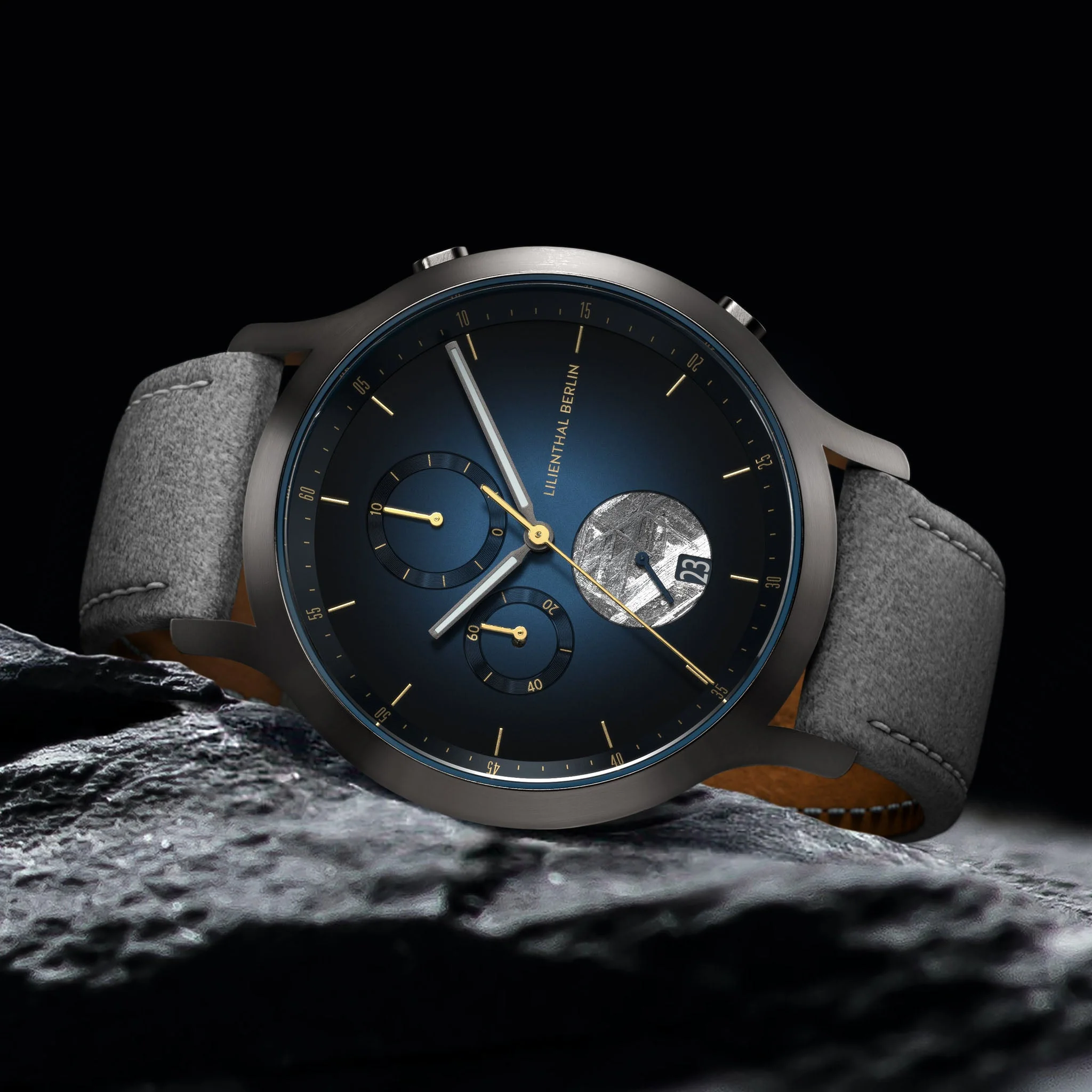 Chronograph Meteorite – Midnight Gold (C1-033-B009FB) thumbnail 3