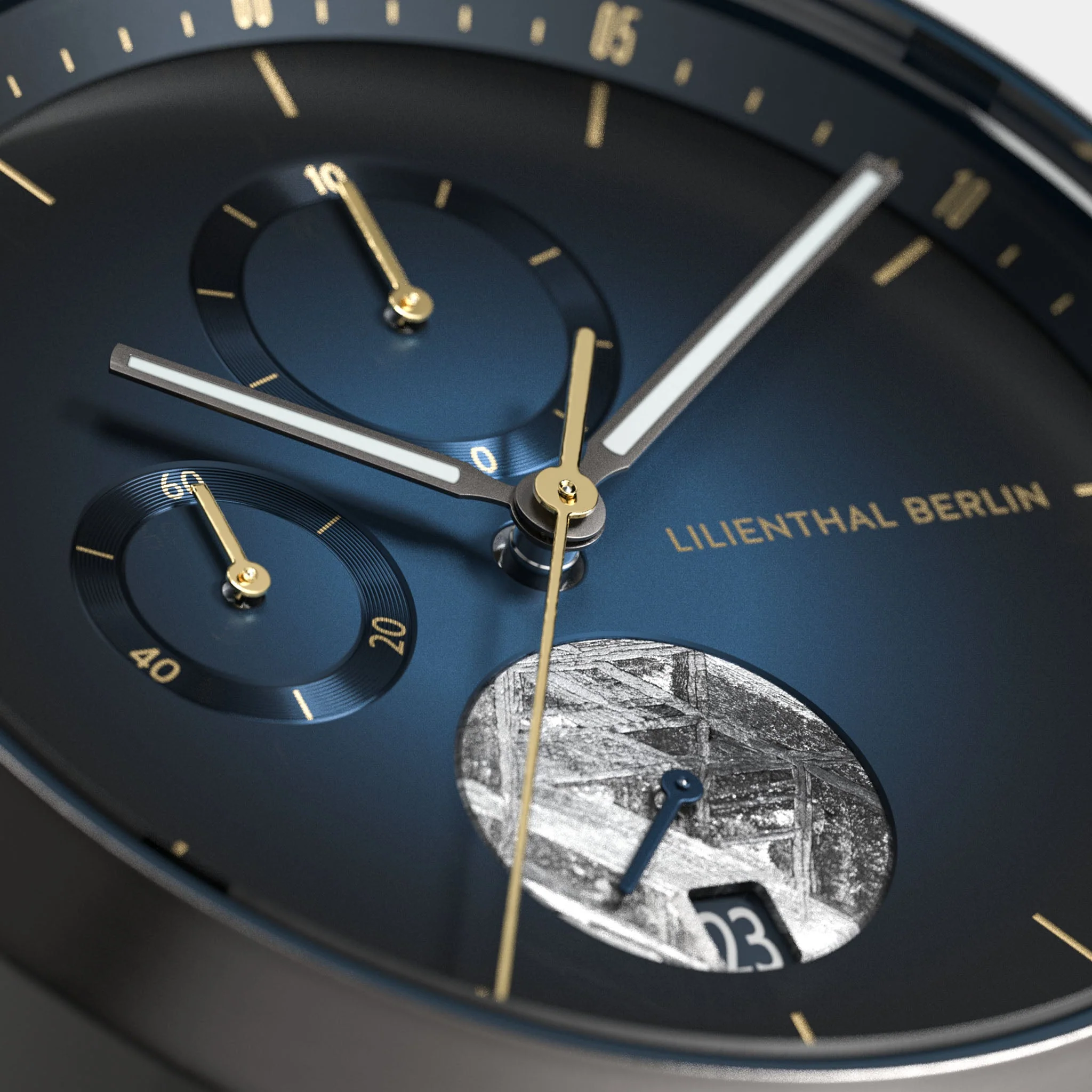 Chronograph Meteorite – Midnight Gold (C1-033-B009FB) thumbnail 4