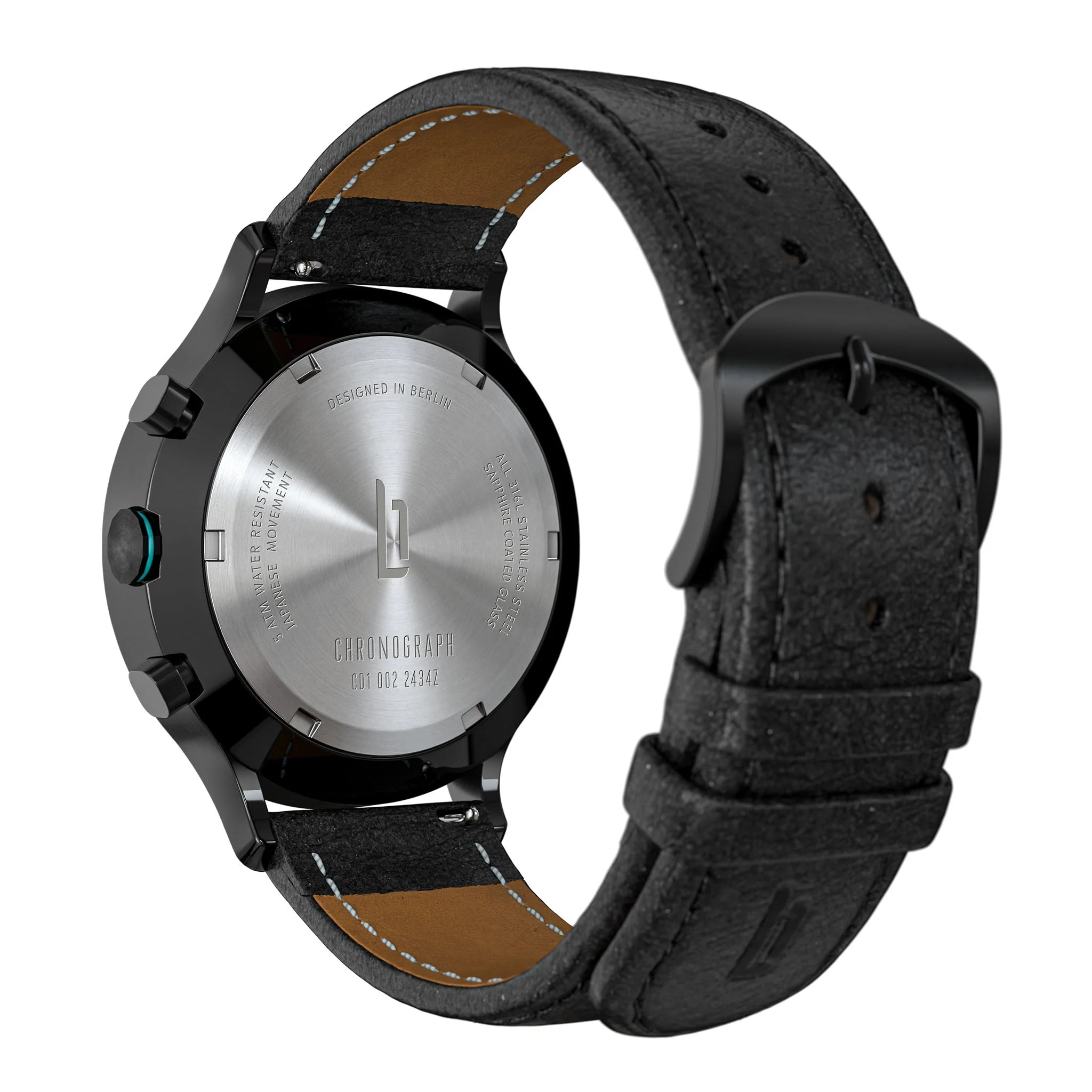 Chronograph LP – Black Cyan (CD1-002-B004CB) thumbnail 4