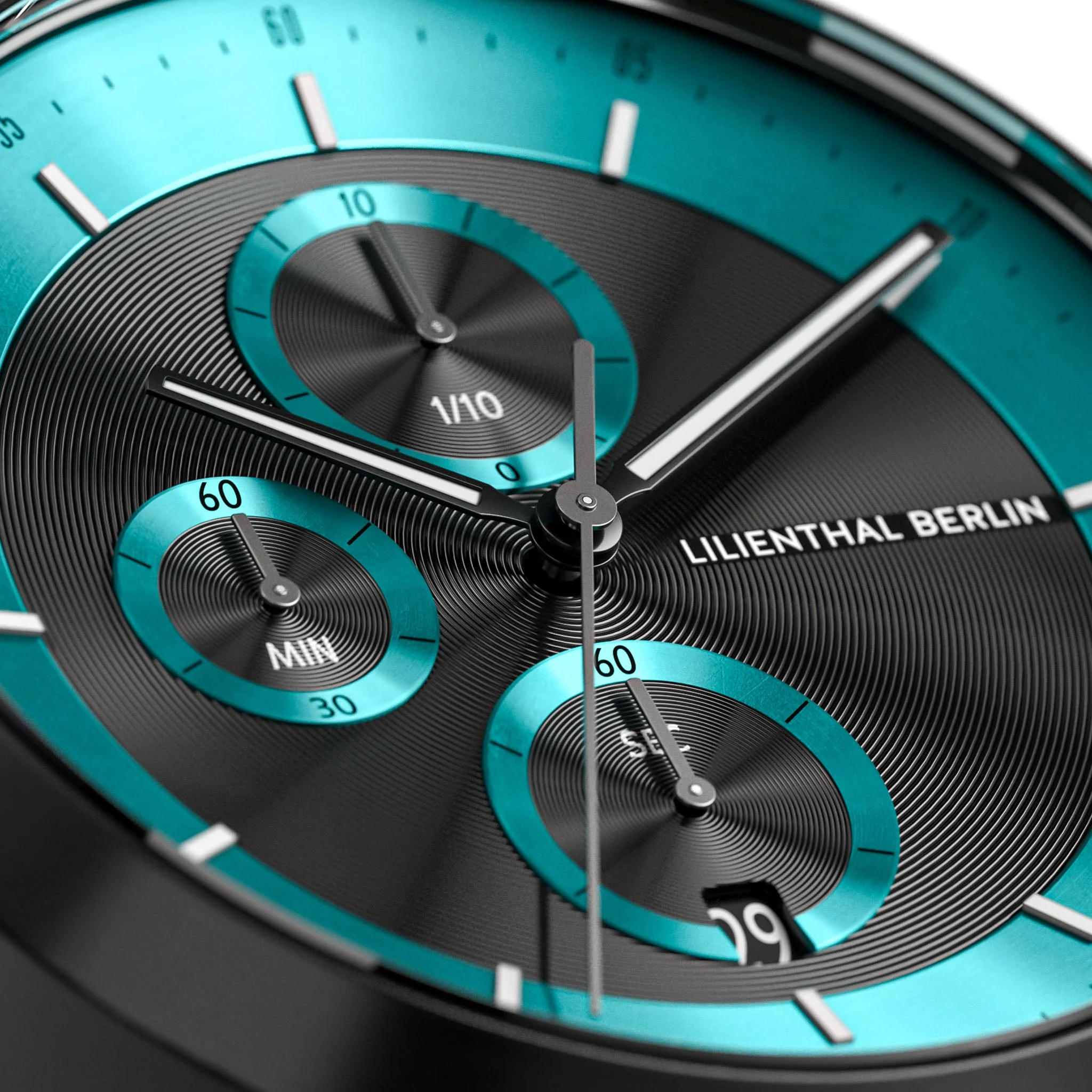 Chronograph LP – Black Cyan (CD1-002-B040CB) thumbnail 3