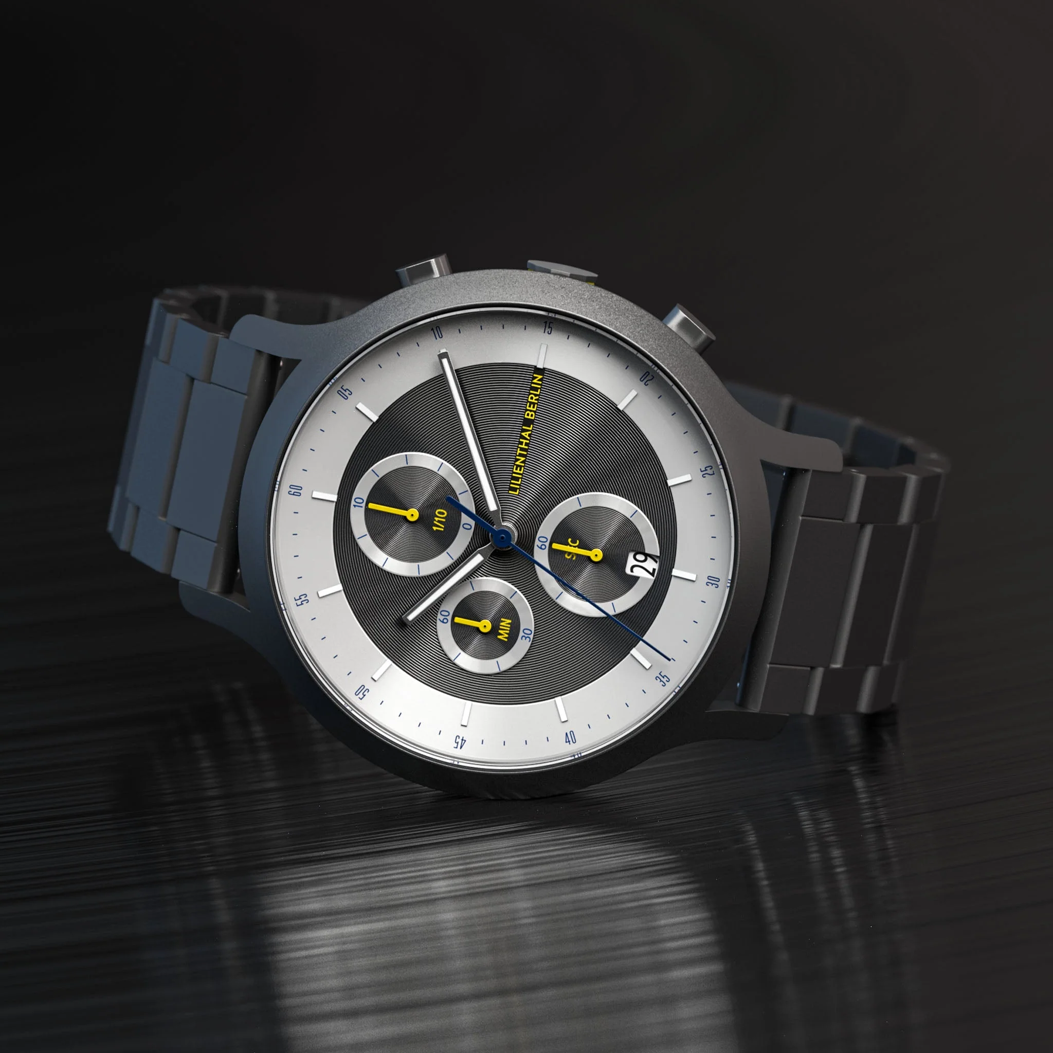 Chronograph LP – Dark Silver White (CD1-004-B040F) thumbnail 2