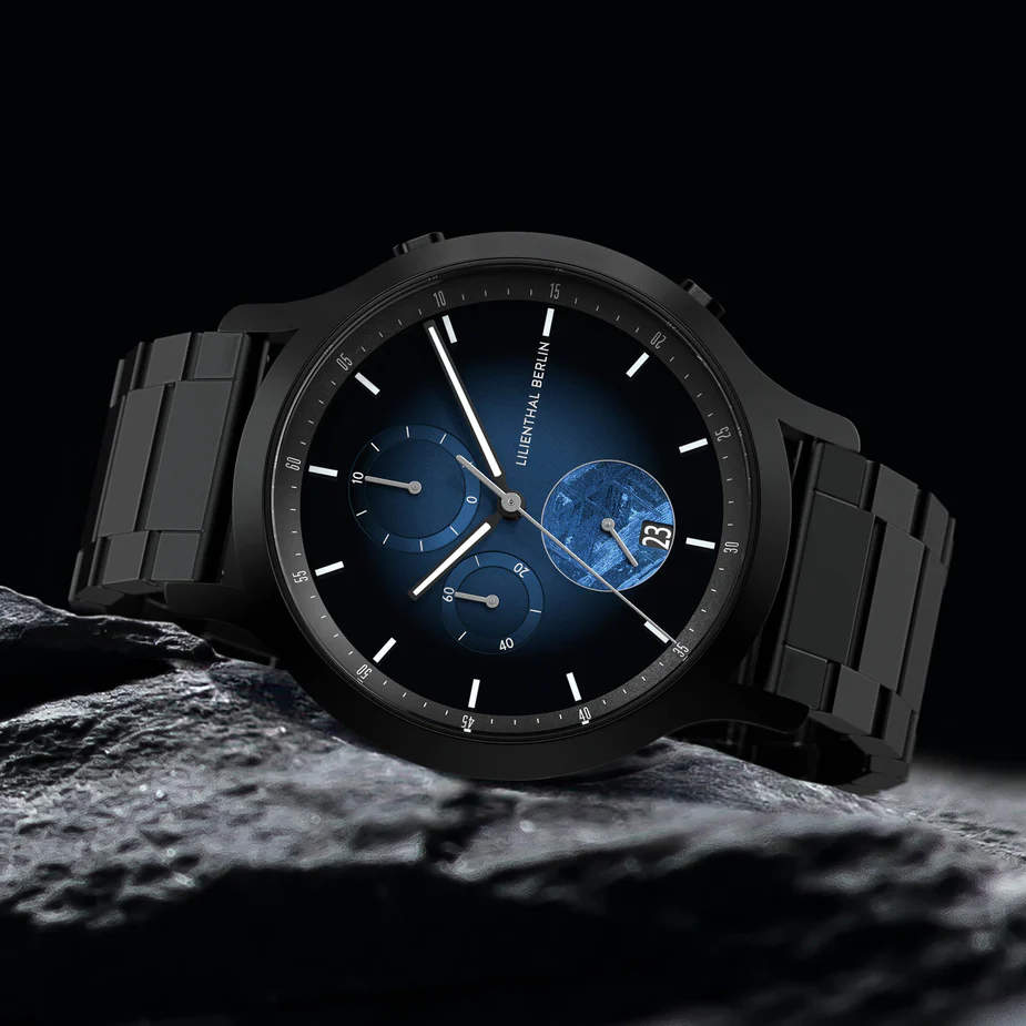 Chronograph Meteorite  Blue Flare thumbnail 2