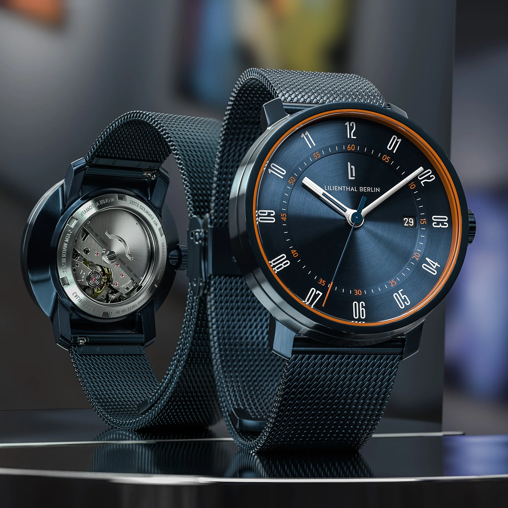 Neolux Blue Orange - Mesh Blue Brushed thumbnail 2