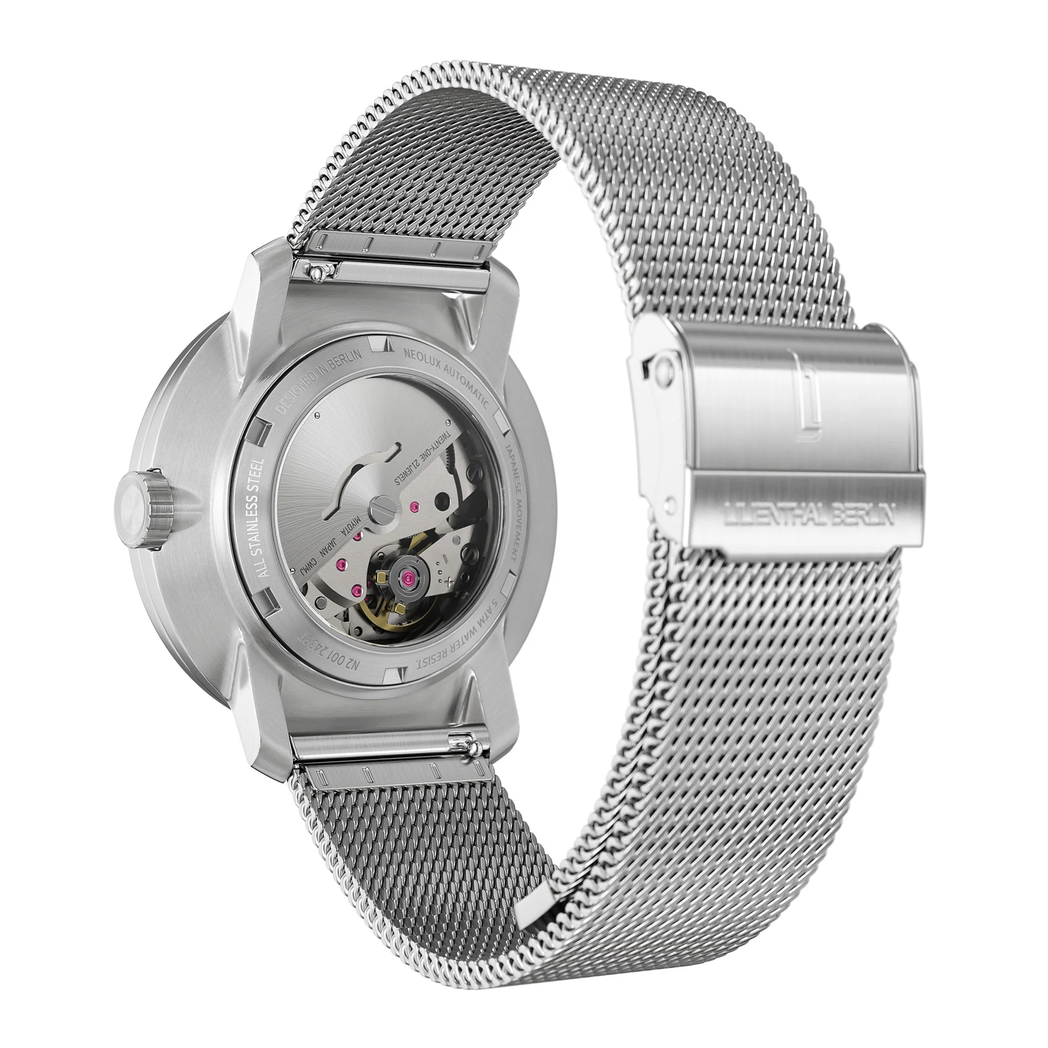 Neolux Day Date – Silver White (N2-001-B023AB) thumbnail 4