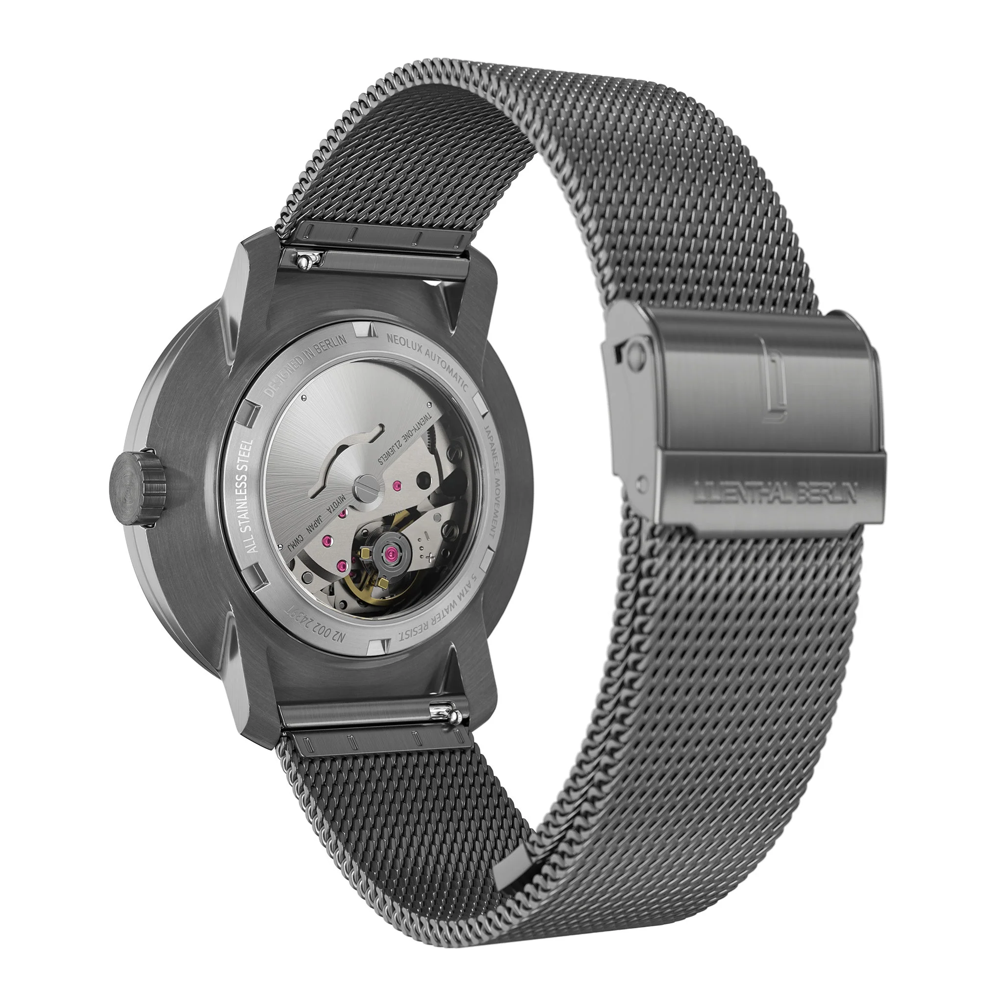 Neolux Day Date – Dark Silver Blue (N2-002-B023FB) thumbnail 4