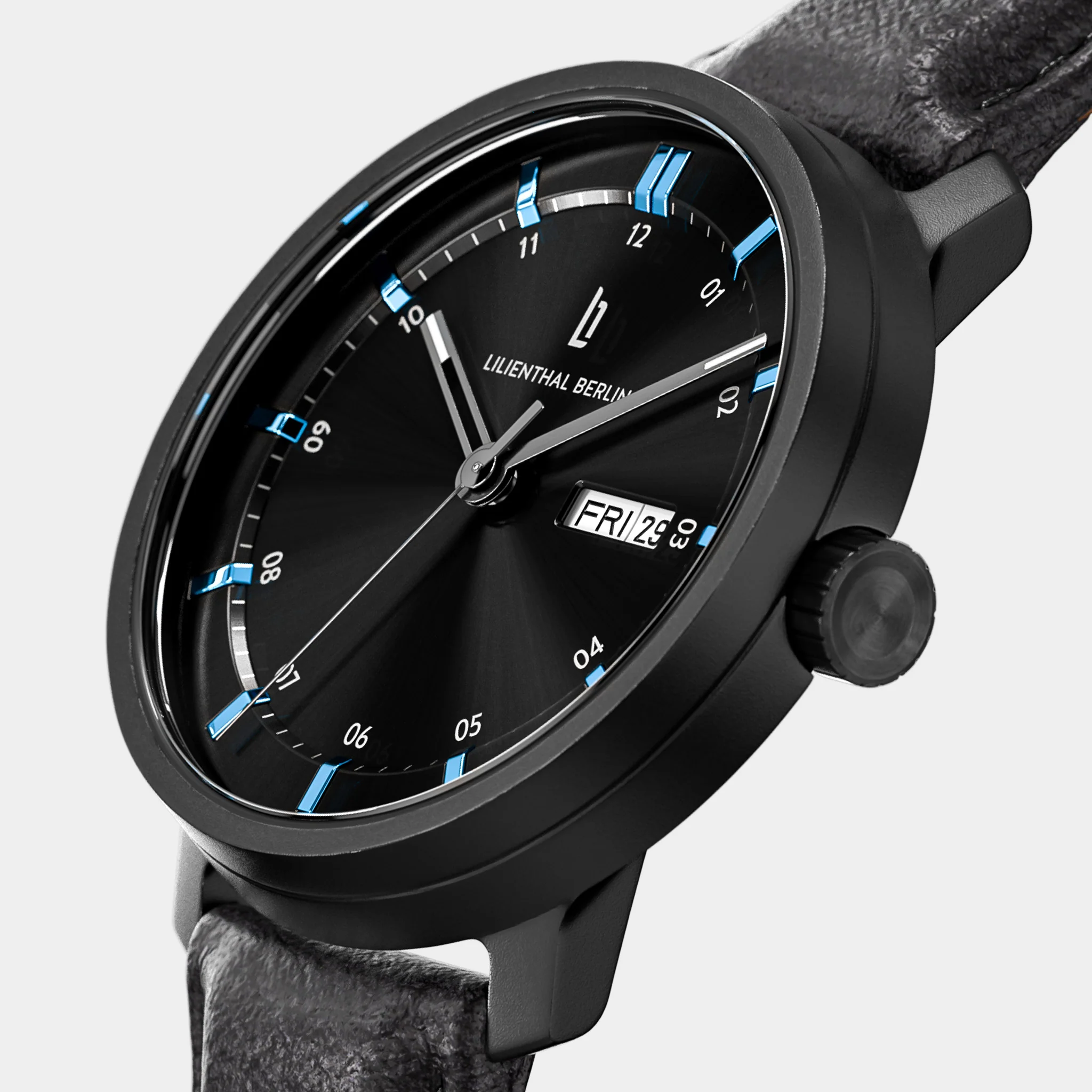 Neolux Day Date – Black Blue (N2-004-CB004C) thumbnail 2