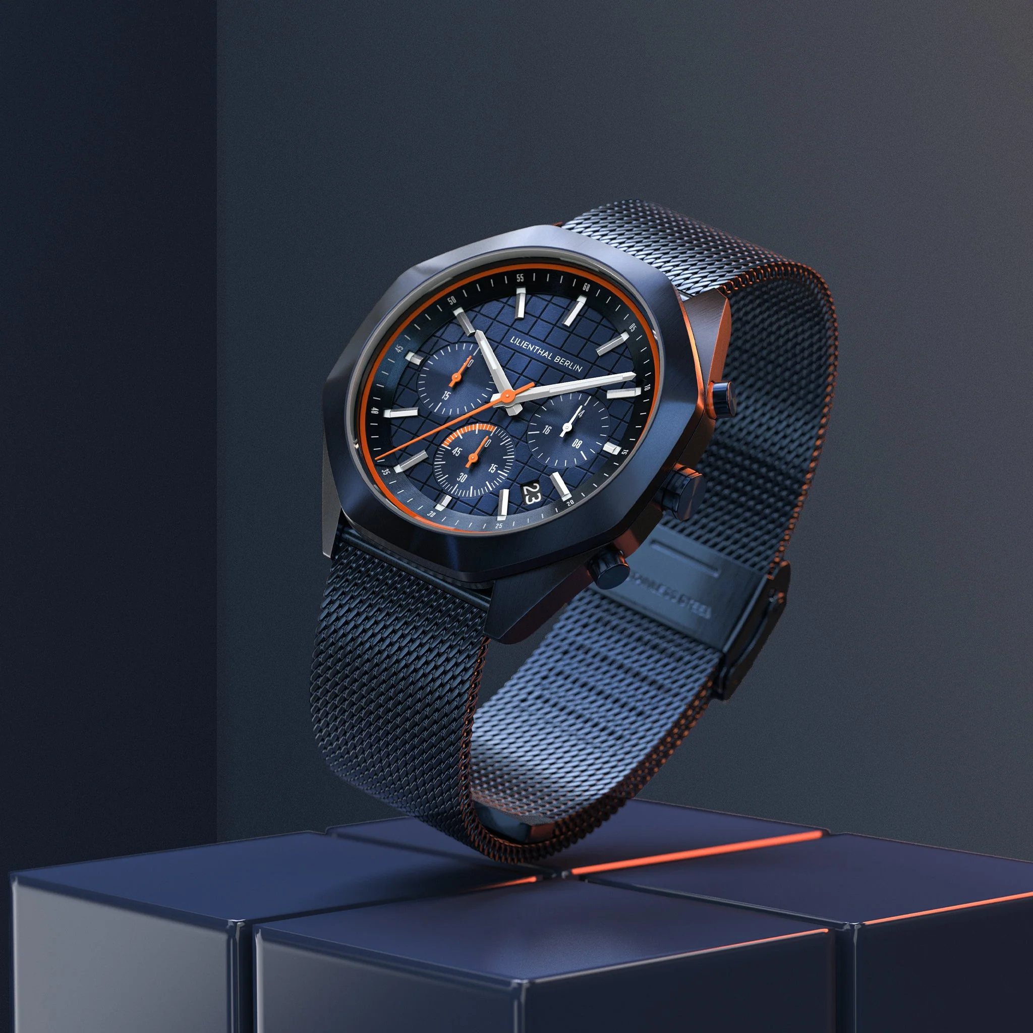Octachrono – Blue Orange (OC1-001-B023EB) thumbnail 3
