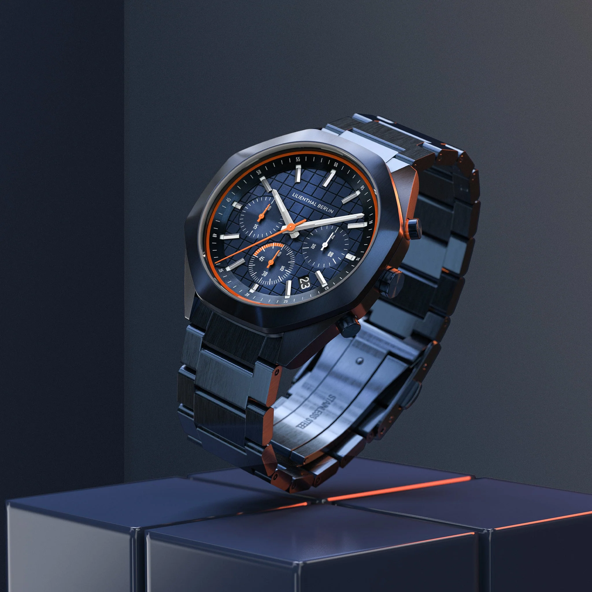 Octachrono – Blue Orange (OC1-001-B040EB) thumbnail 3