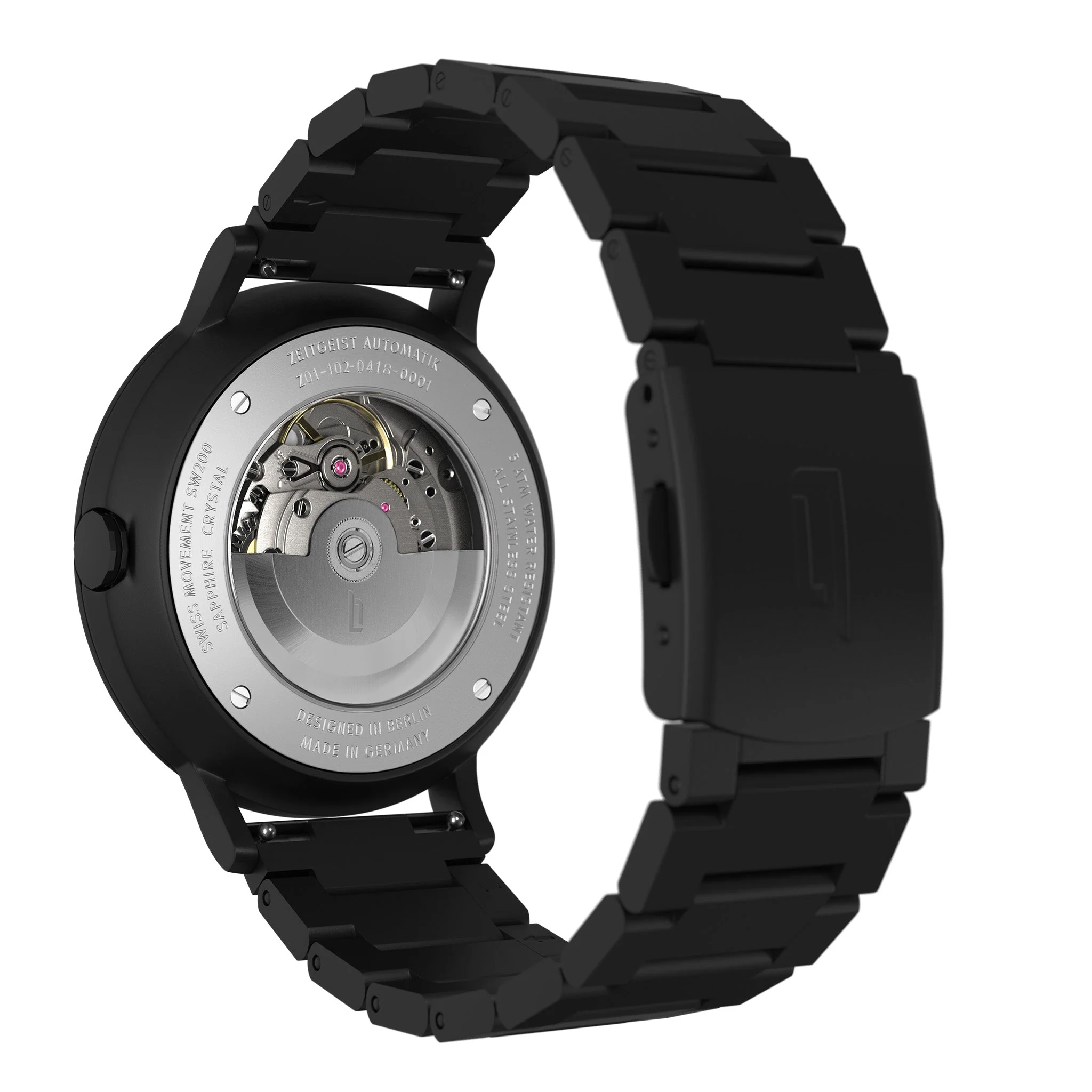 Zeitgeist Automatik All Black thumbnail 4