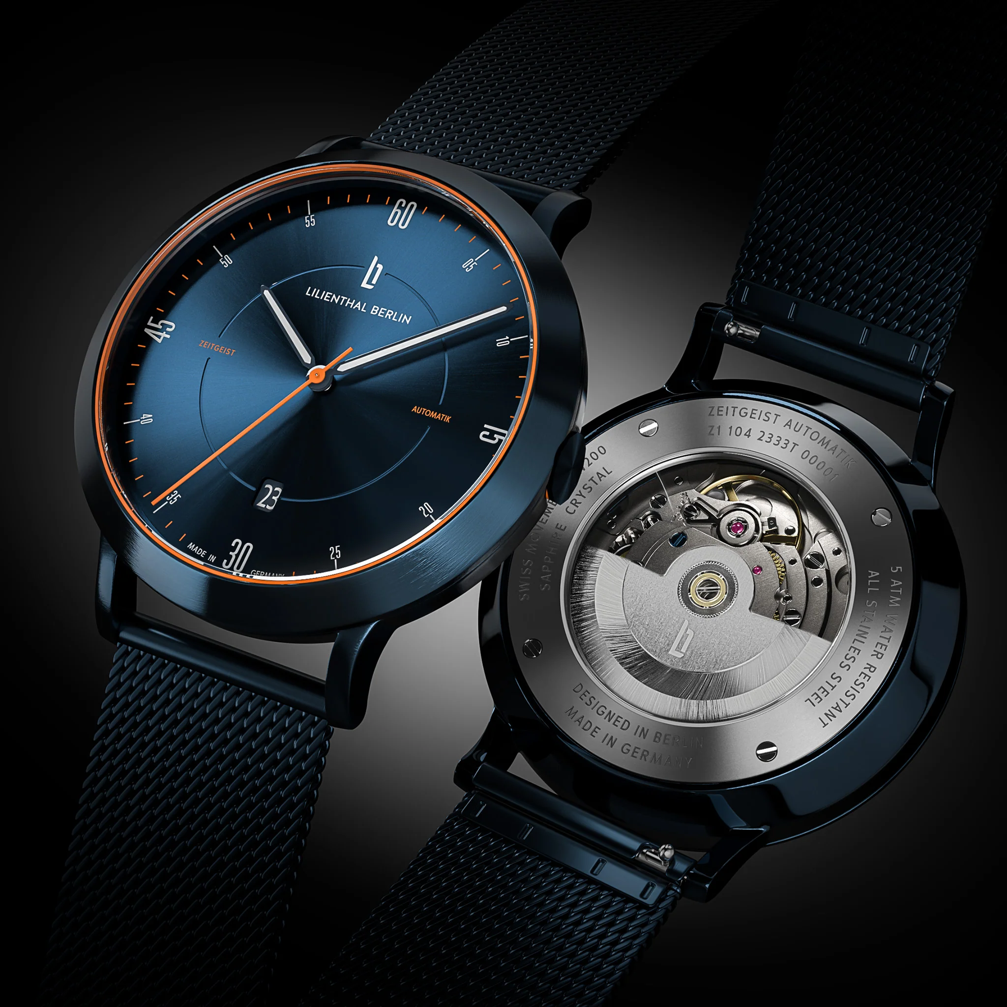 Zeitgeist Automatik Blue Orange (Z01-104-B023EB) thumbnail 2