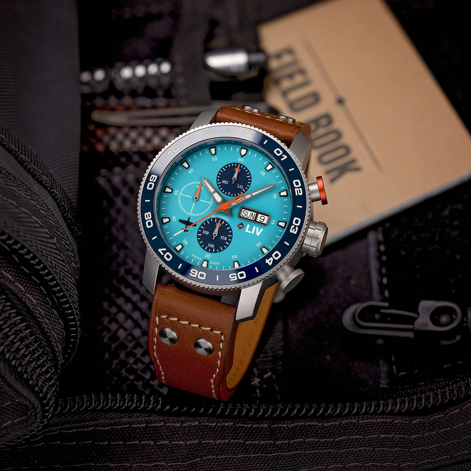 Custom P-51 Big Pilot Cripes In Raw Titanium. thumbnail 4
