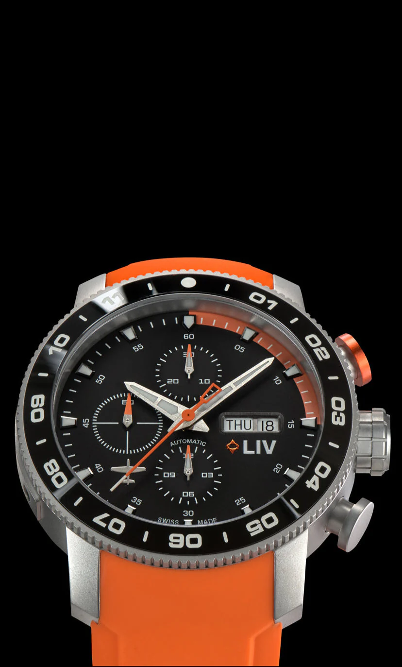 NEW! P-51 Big Pilot Black / Orange (Custom) thumbnail 2