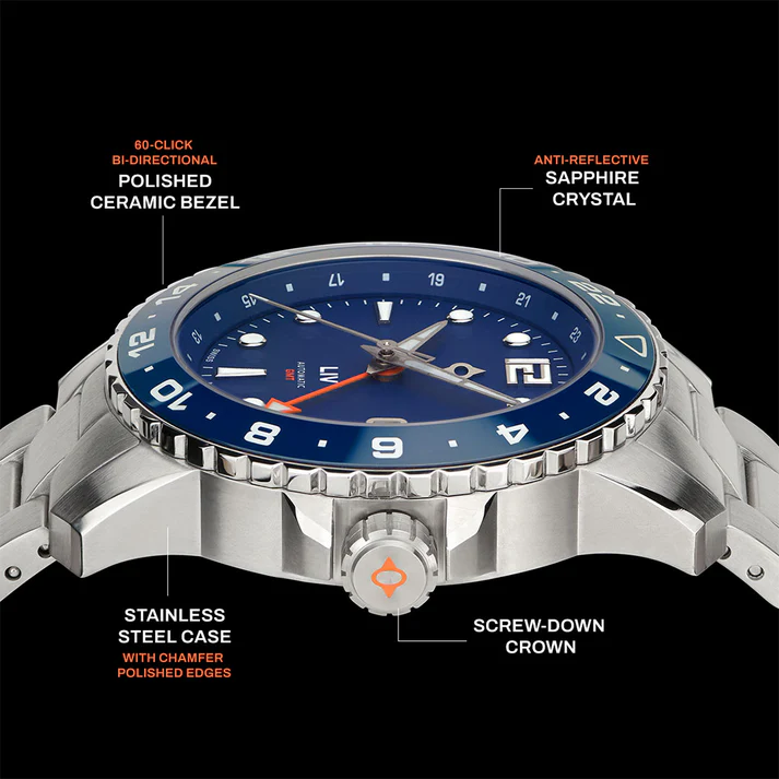 Trekker GMT Blue / Steel thumbnail 2