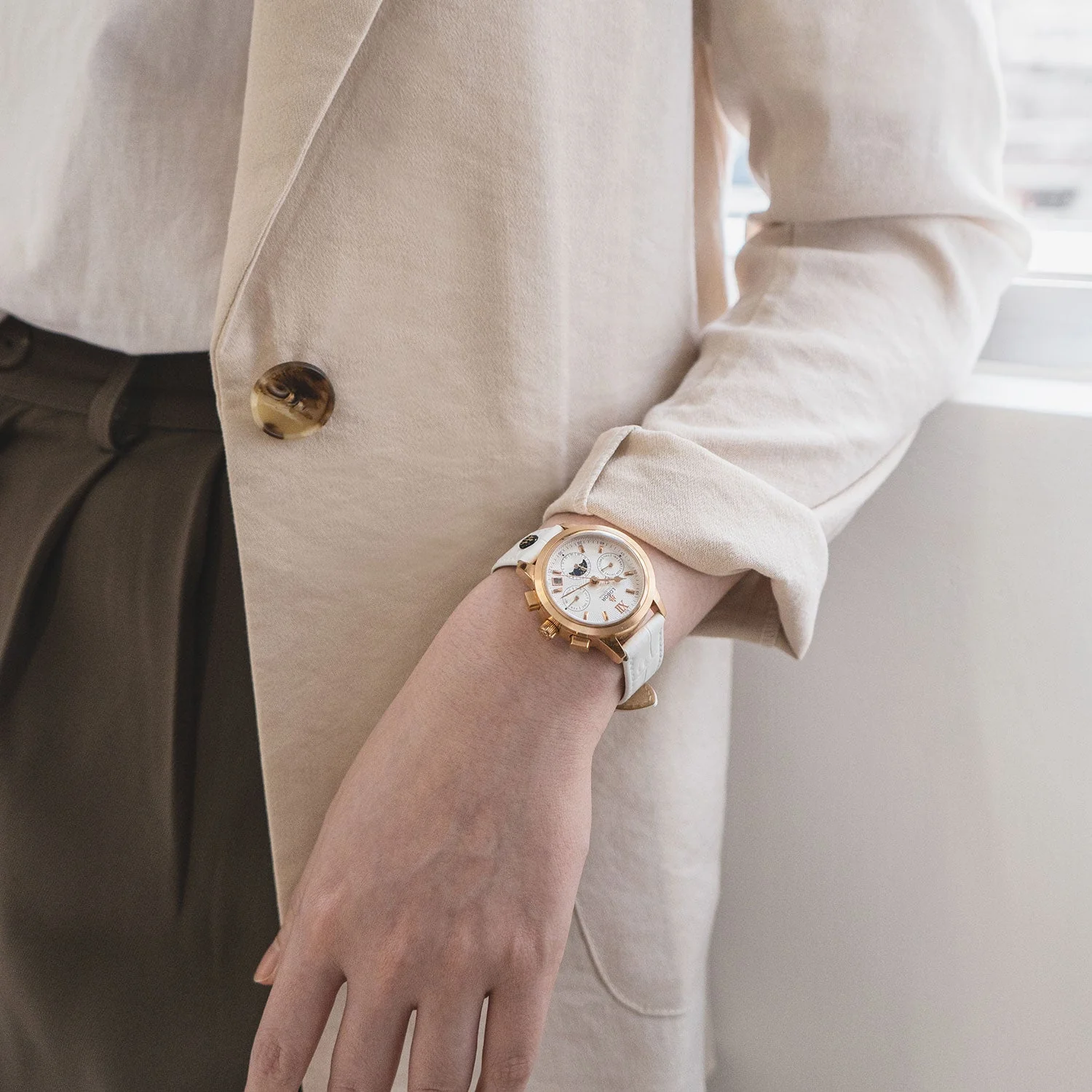 Cellini Guildford White 34mm thumbnail 3