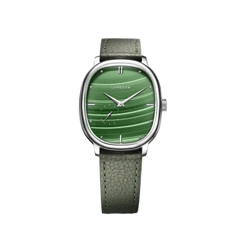 LS06 - Malachite - Stainless Steel
