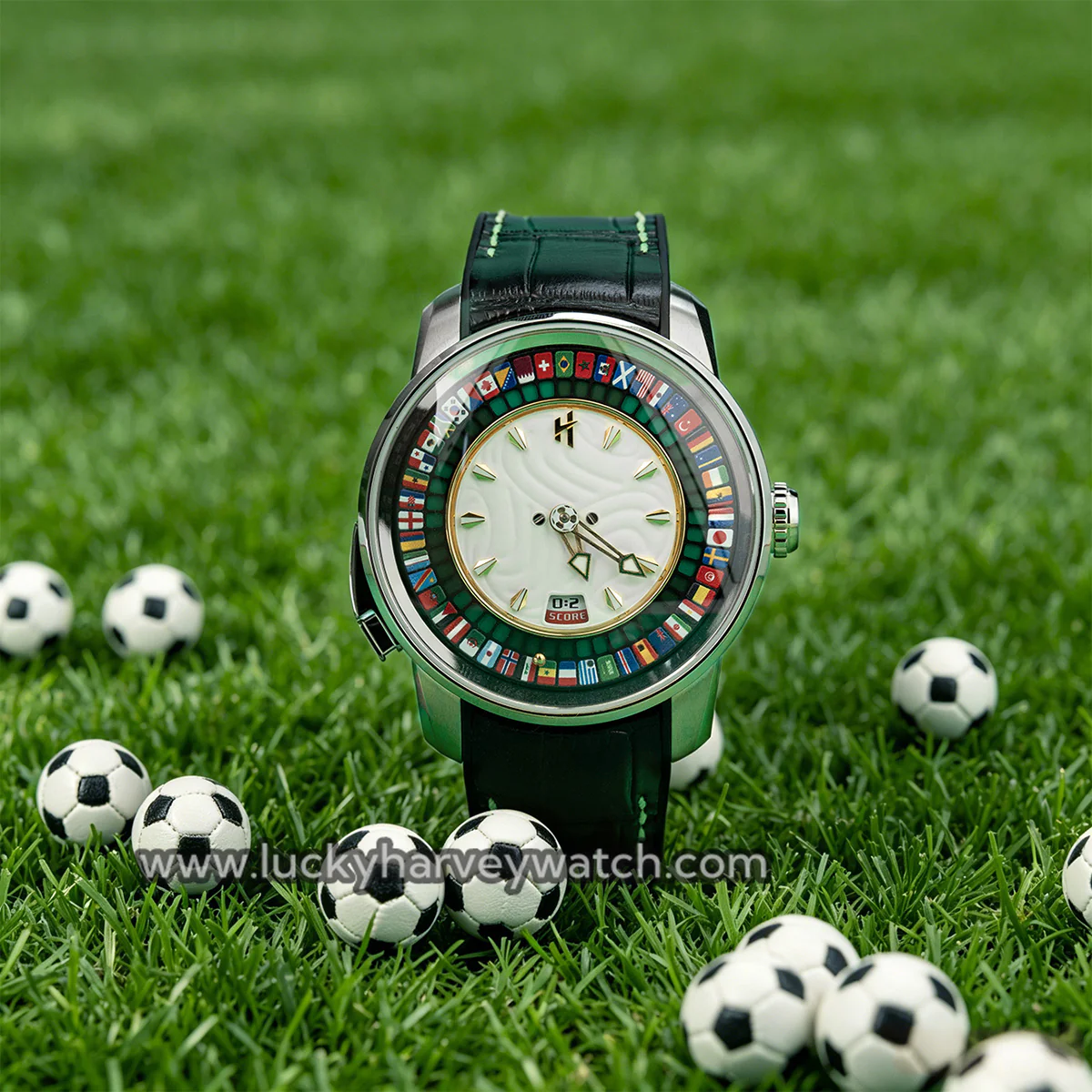 Lucky Harvey 2026 Soccer Roulette Watch – Limited Edition of 100 thumbnail 2