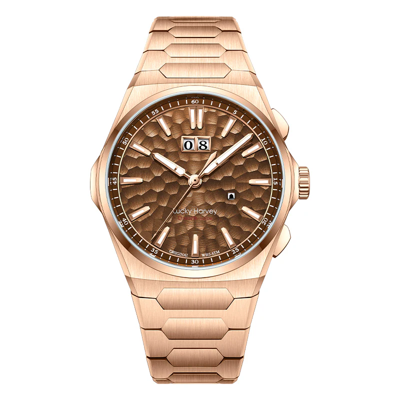 ã€Limited Edition 300pcsã€Hammer Dial Big Date Automatic Winding Chiming Watch Lucky Harvey