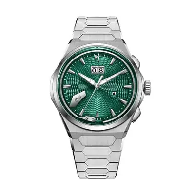 【Limited Edition 50pcs】Wheat Ear Pattern Grade 5 Titanium Green Guilloché Chiming Watch 2.0