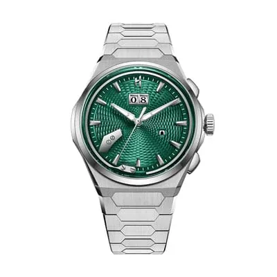 【Limited Edition 50pcs】Wheat Ear Pattern Grade 5 Titanium Green Guilloché Chiming Watch 2.0 selected view