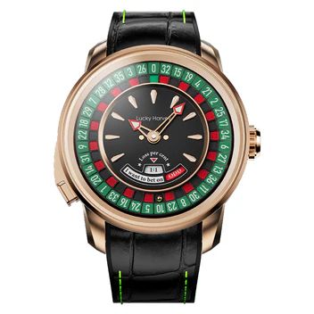 Player Series Gold European Roulette Automatic Watch Lucky Harvey thumbnail 4