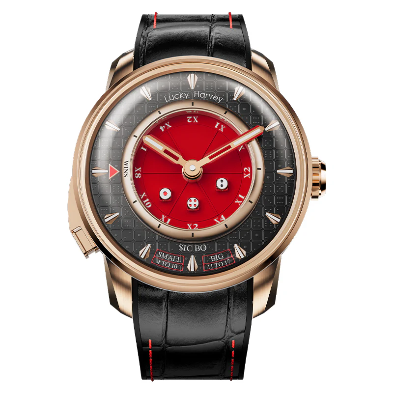 Player Series Red Sic Bo Automatic Watch Lucky Harvey thumbnail 4