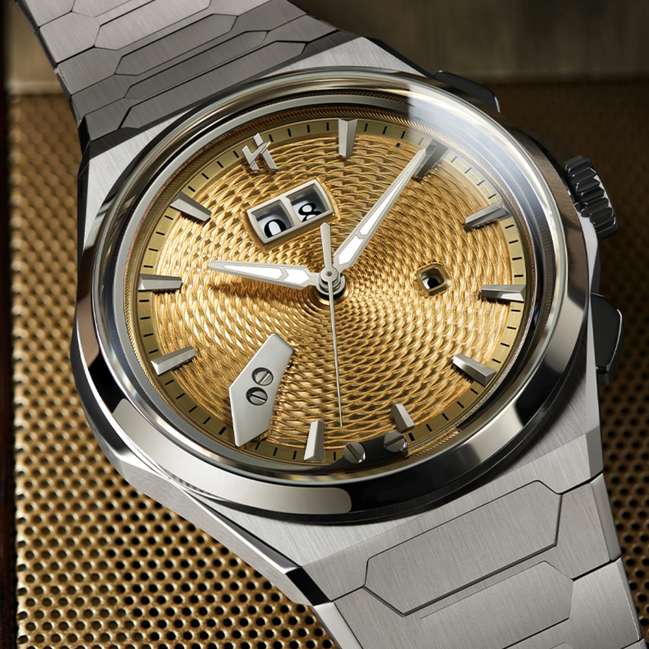 Lucky Harvey Wheat Ear Guilloché Chiming Watch 2.0 Grade 5 Titanium Black Dial - Limited Edition of 50 thumbnail 4