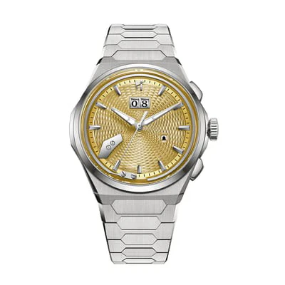 Lucky Harvey Wheat Ear Guilloché Chiming Watch 2.0 Grade 5 Titanium Yellow Dial - Limited Edition of 50 thumbnail 2