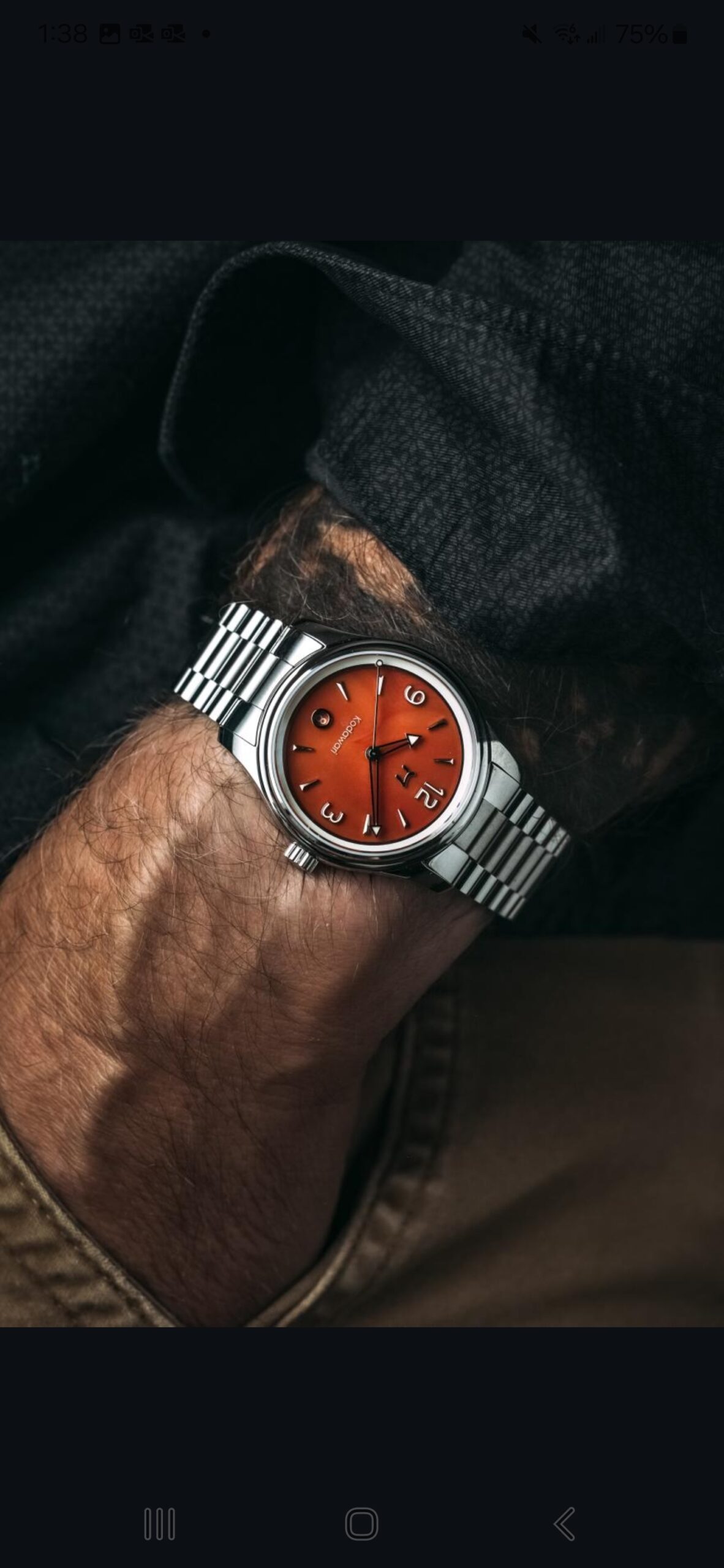 Kodawari – Hono Red Agate 39mm thumbnail 2