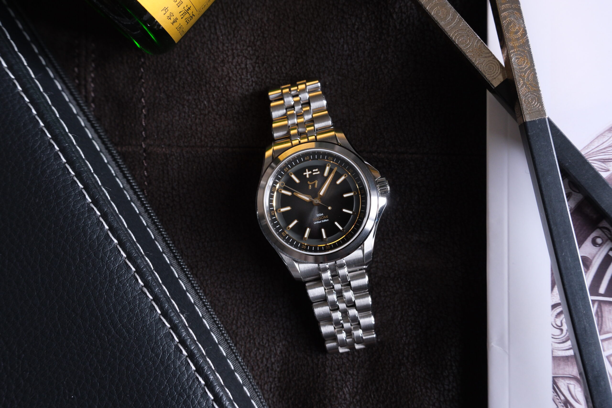 Nagomi – LIMITED EDITION – Black/Gray/Gold – 39MM – Pre-Order Special – 28 Pieces Only Worldwide thumbnail 3