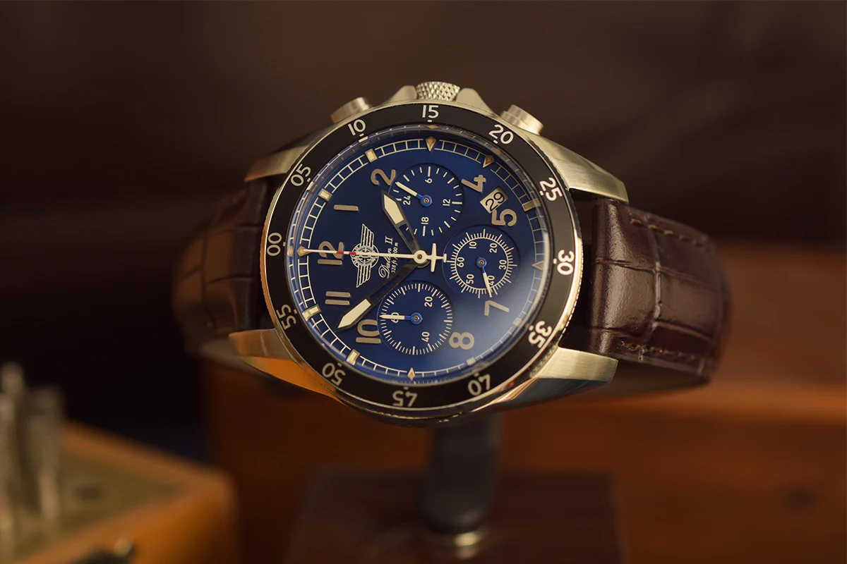 Collector's Corner Dalton 2 Blue Safir Chronograph 41