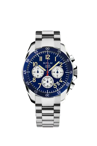 Dalton Blue White Panda Chronograph 41