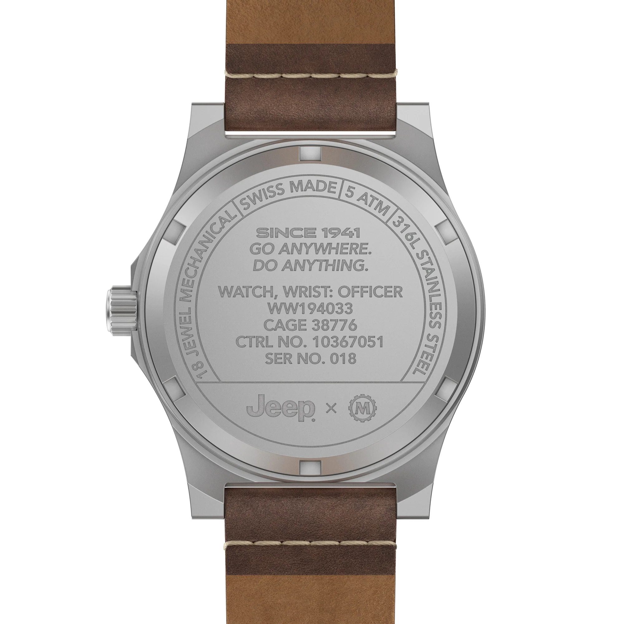 41mm Jeep® Willys SSGPM (Officer's Mechanical) thumbnail 4