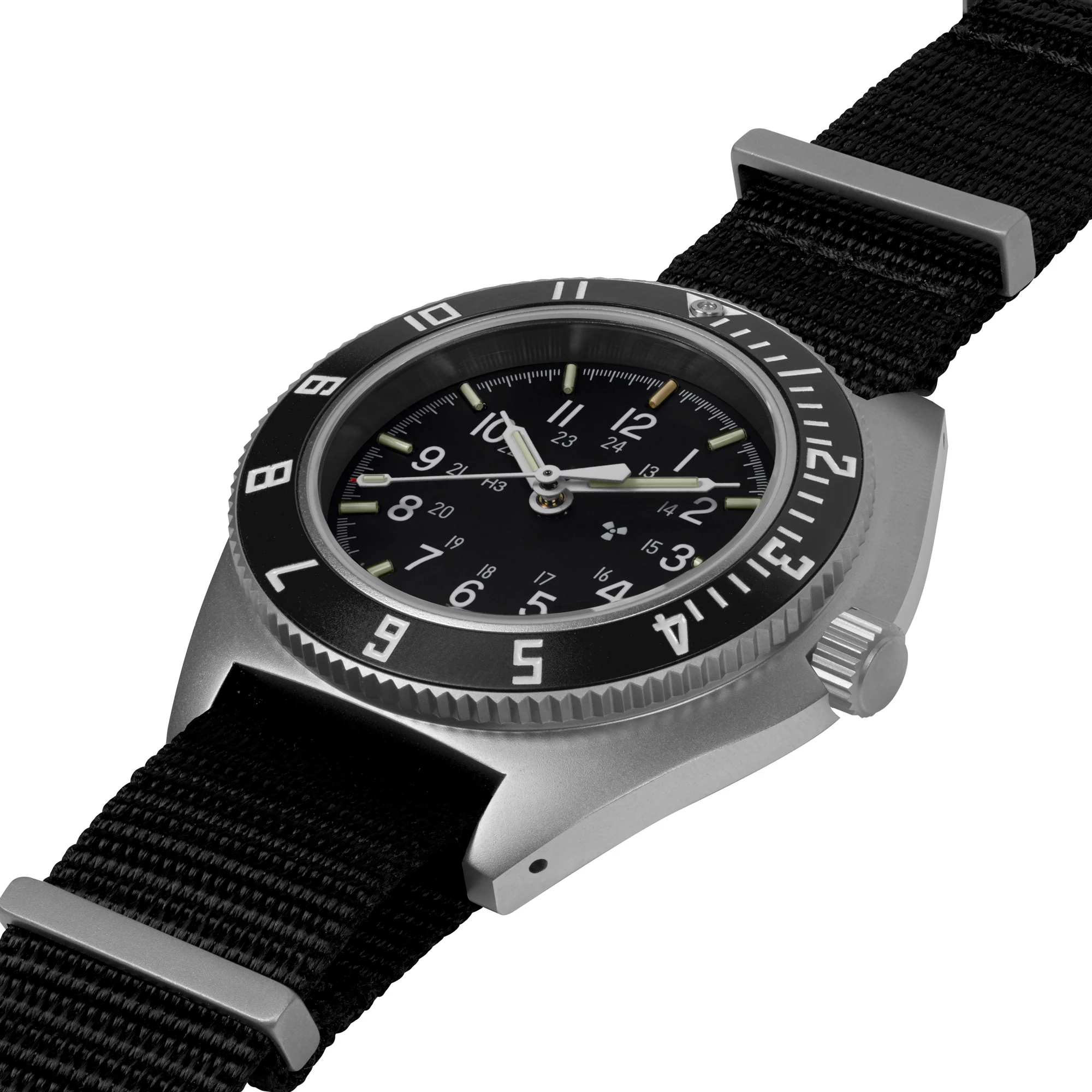 41mm Steel Navigator Automatic (SSNAV Auto) on Nylon DEFSTAN thumbnail 4