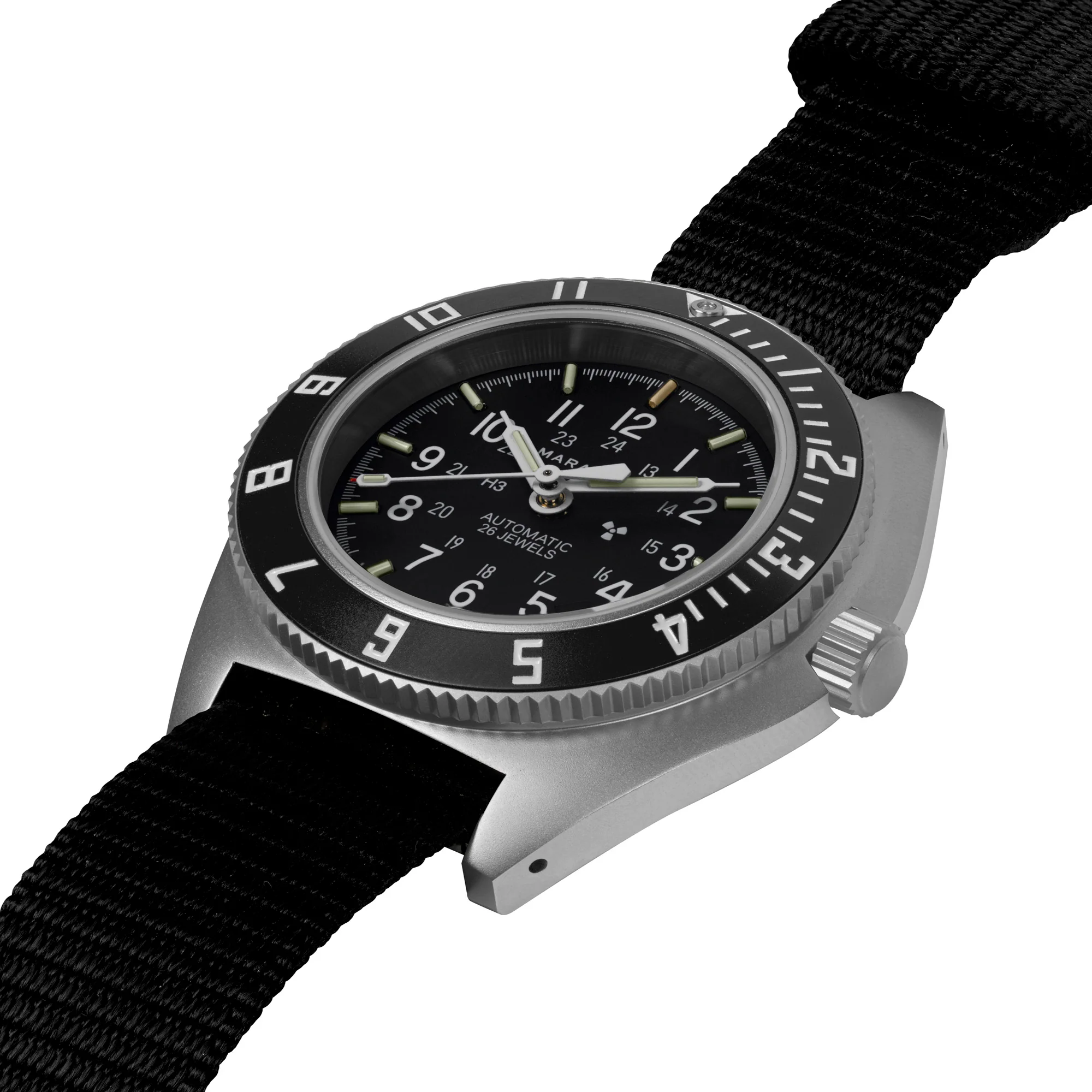41mm Steel Navigator w/ Date Automatic (SSNAV-D AUTO) on Ballistic Nylon thumbnail 4