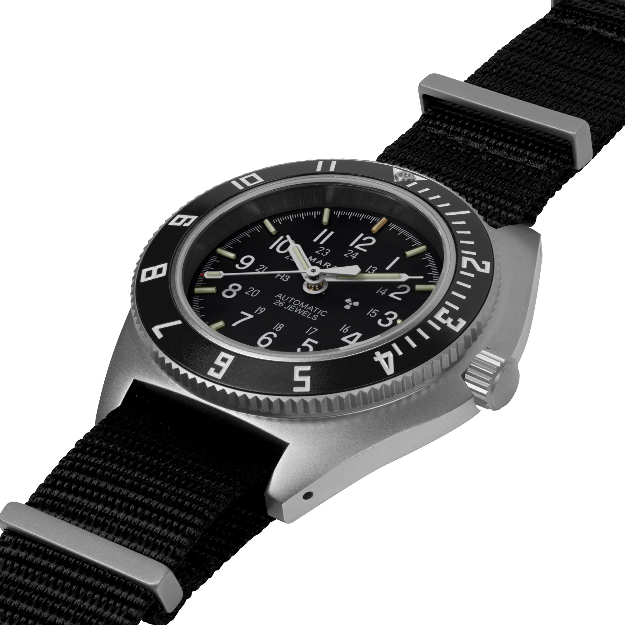 41mm Steel Navigator w/ Date Automatic (SSNAV-D AUTO) on Nylon DEFSTAN thumbnail 4