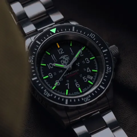 41mm Official USMC¢ Large Diver's Automatic (GSAR) with Stainless Steel Bracelet