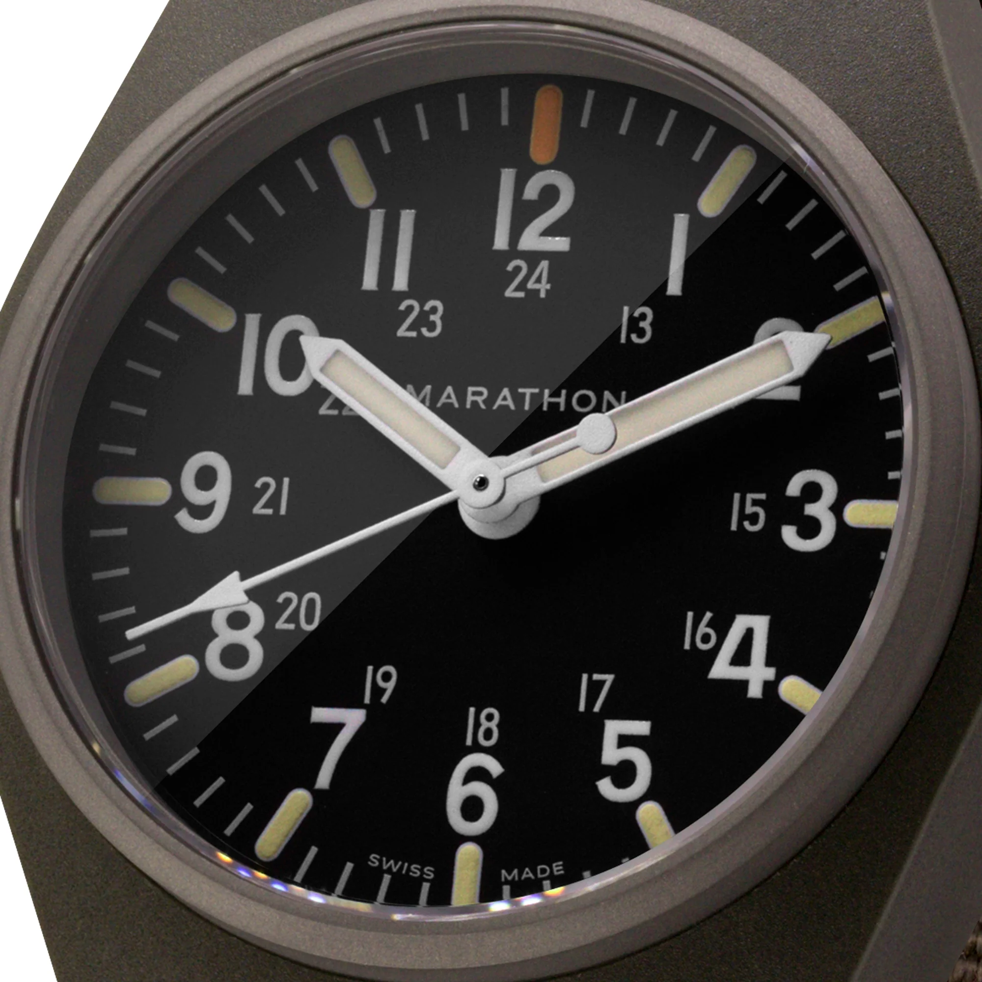 34mm Sage Green General Purpose Quartz with MaraGlo (GPQ) thumbnail 2