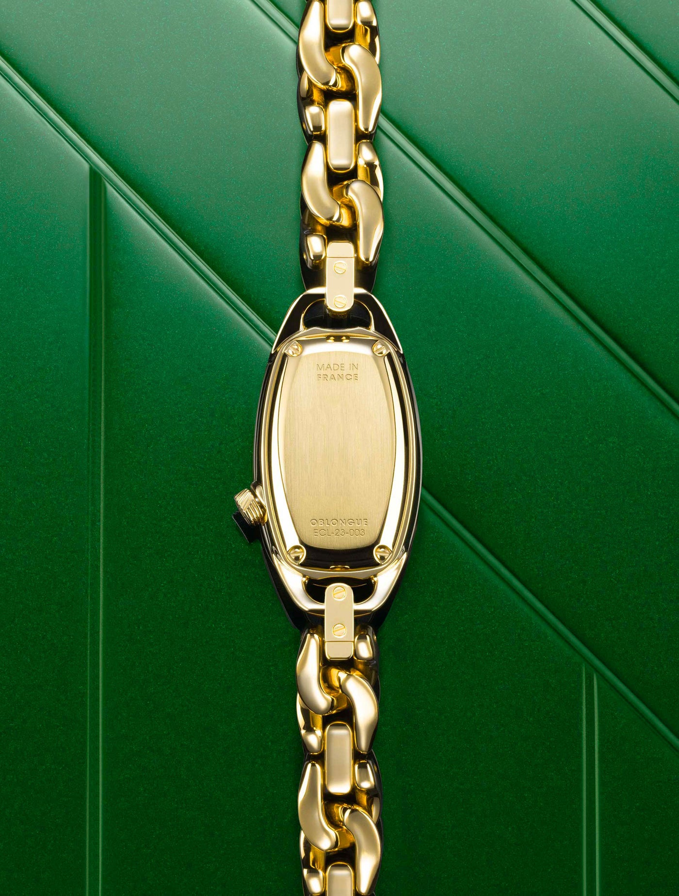 OBLONGUE DIAMONDS GOLD-PLATED thumbnail 4