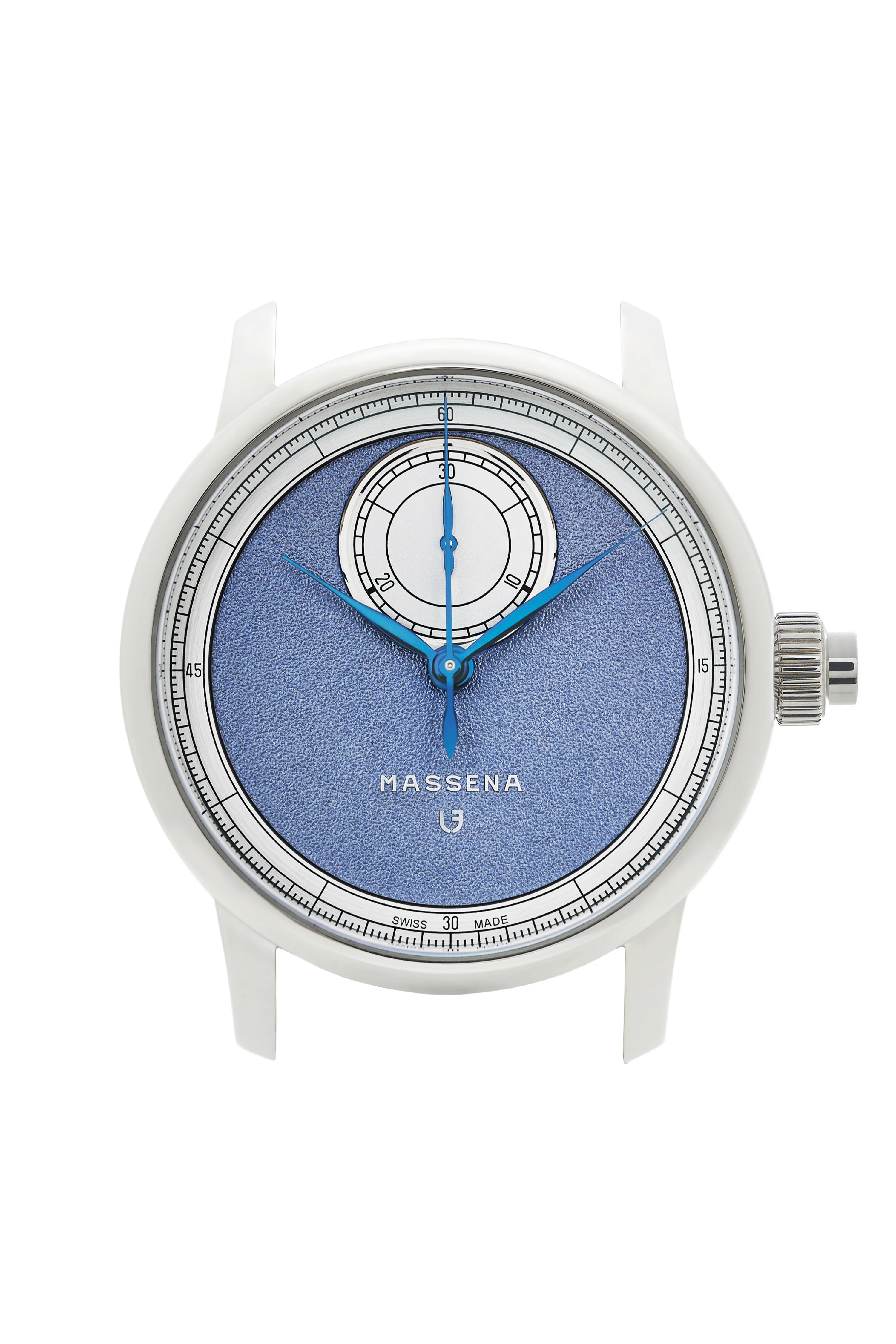 Le Chronographe Monopoussoir Louis Erard x Massena LAB - Bleu de Nîmes thumbnail 4