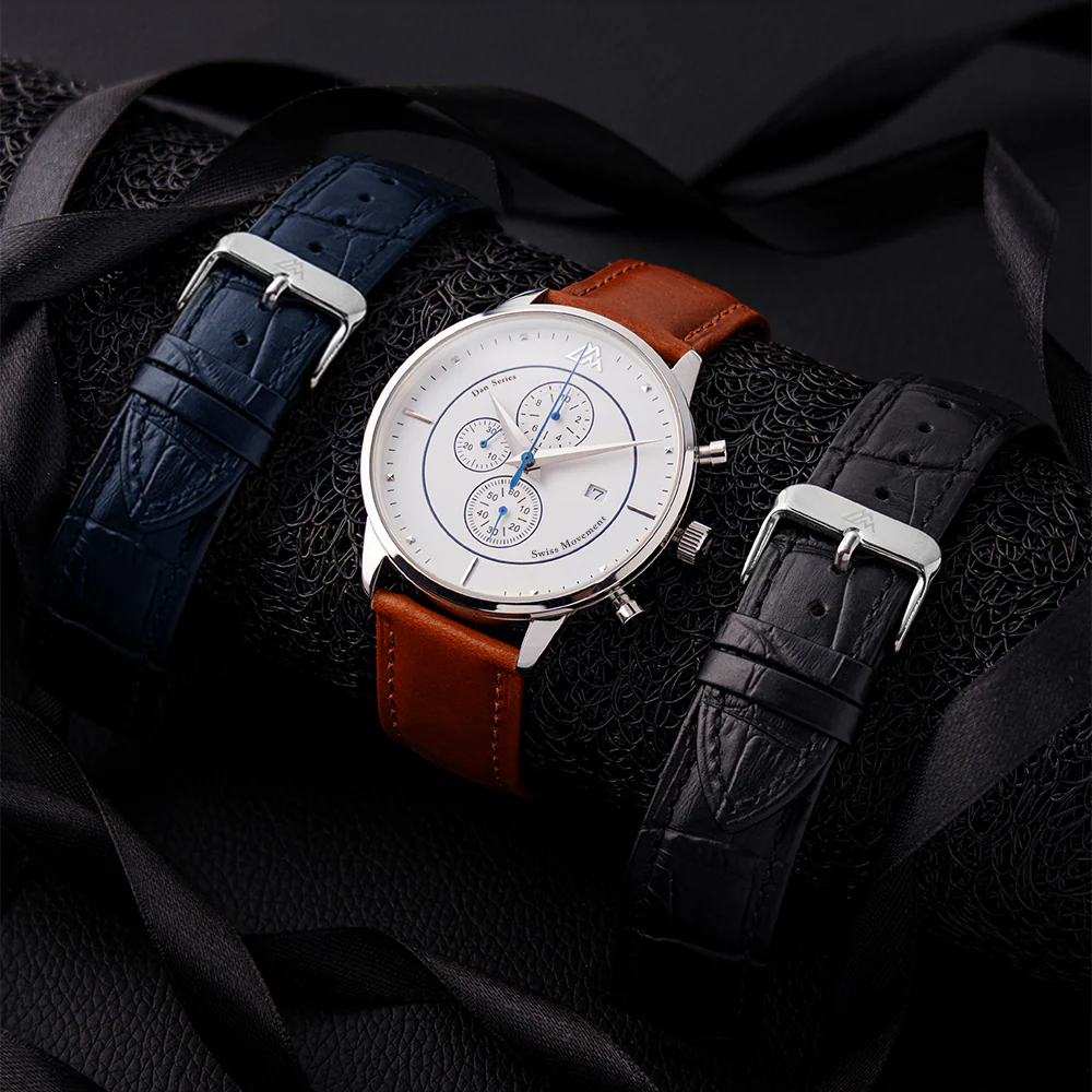 Dan W leather straps set thumbnail 4
