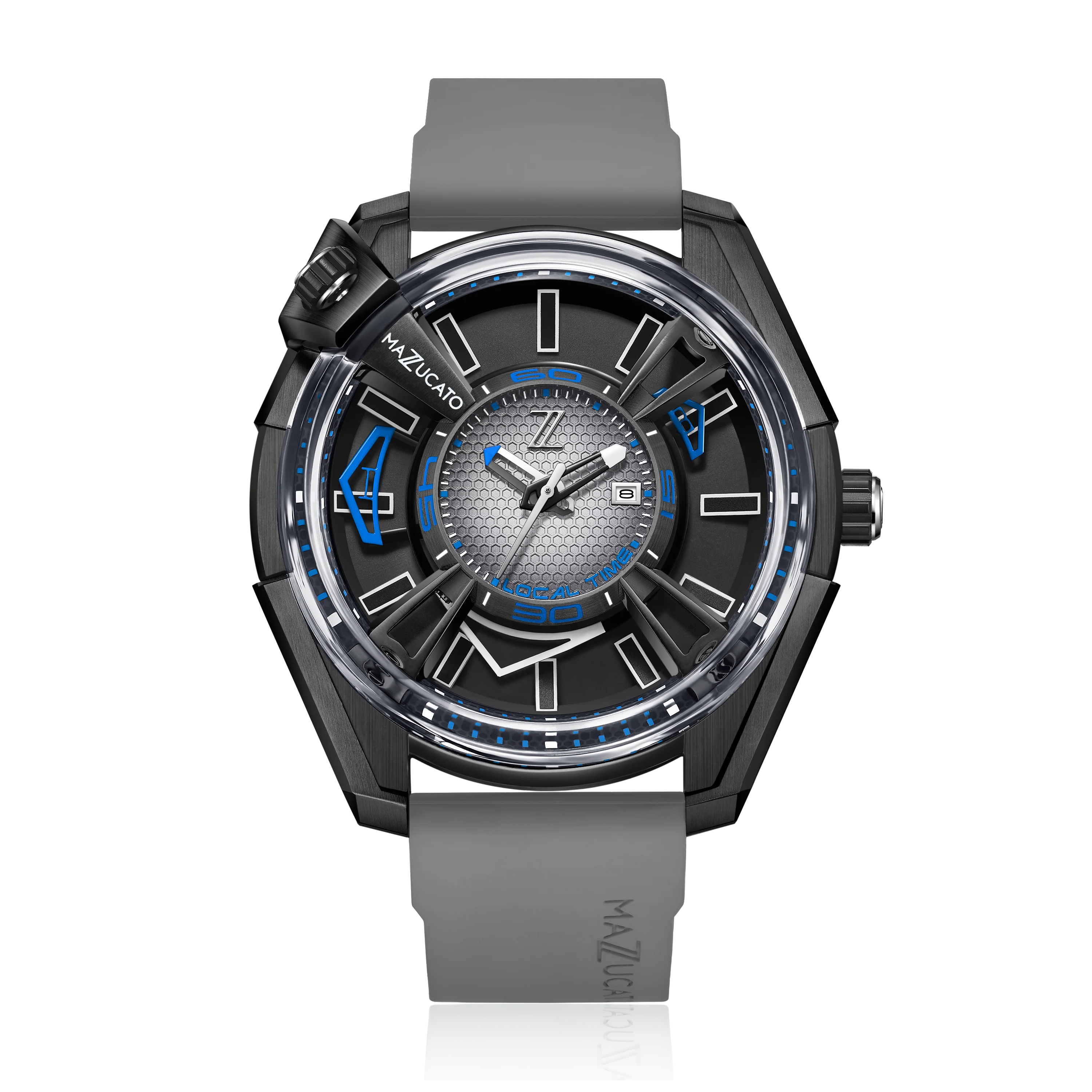 LAX Limited Edition - 03-GY - Dual Time Watch thumbnail 2