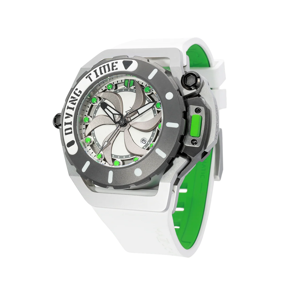 RIM Scuba - White Green SUB07-WH802 - Automatic Watch Ø48mm thumbnail 3