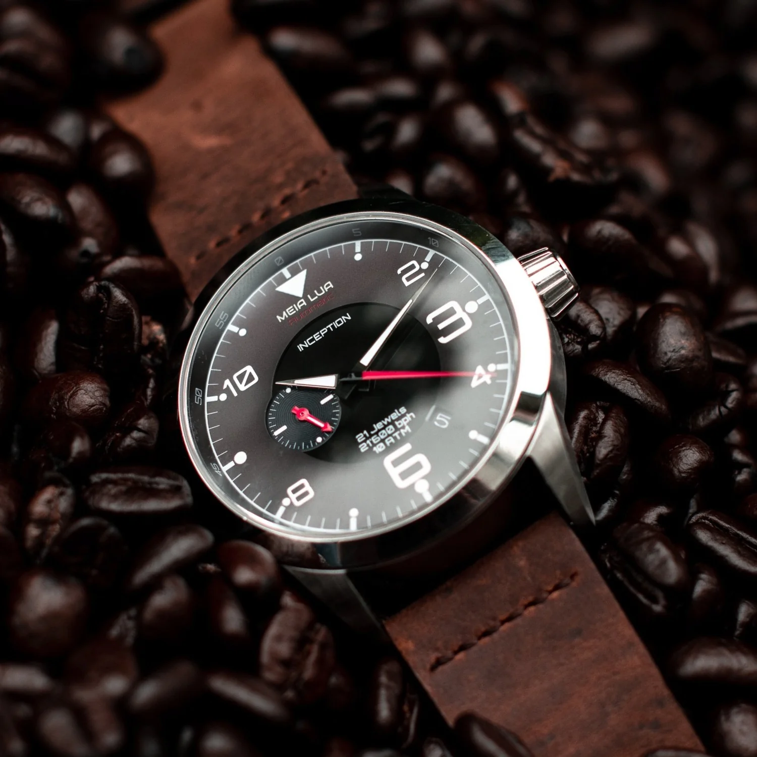 MOONMETAL DUST - BRIGHT SIDE | Distressed Brown Leather thumbnail 4