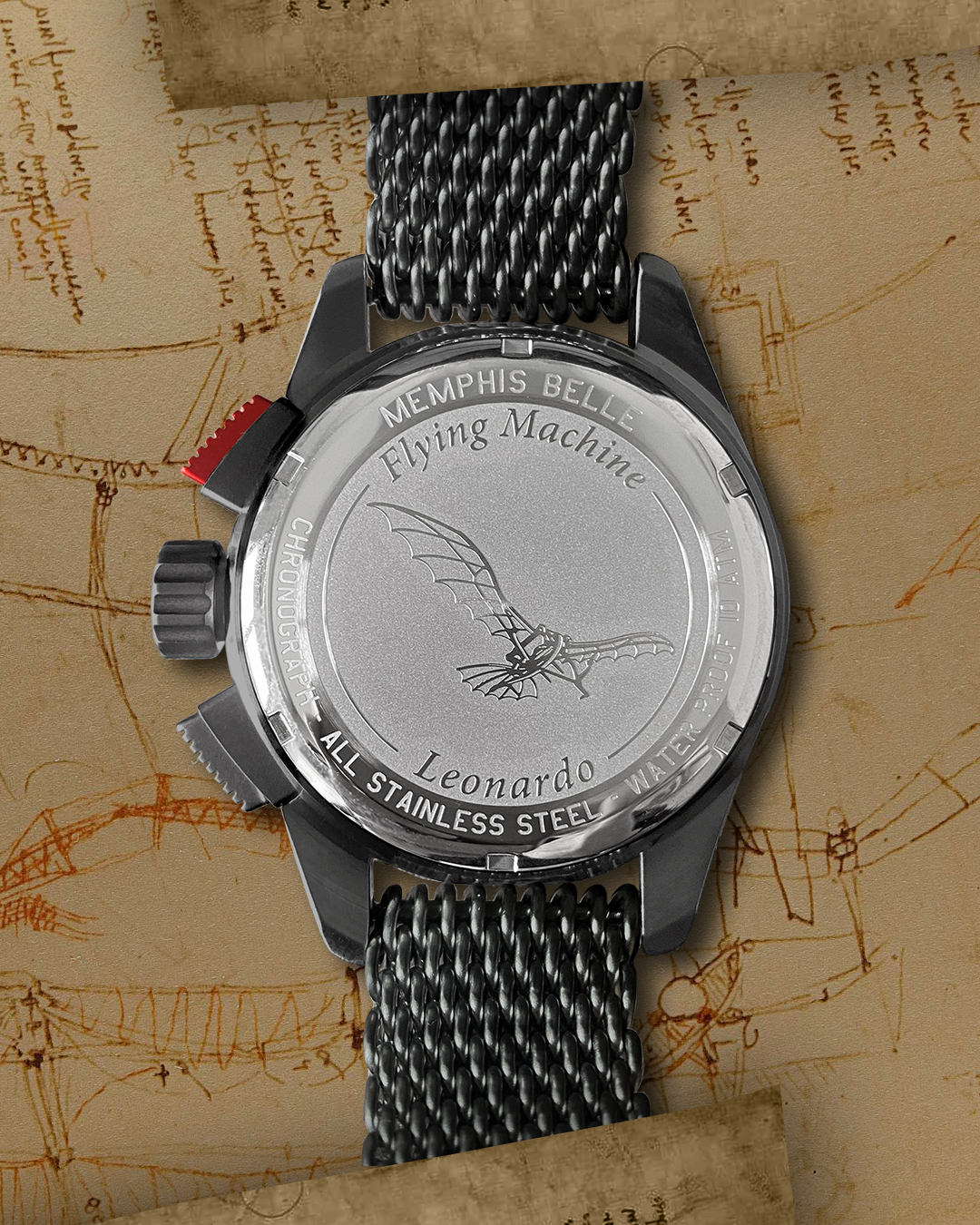 Crono Leonardo MB PVD Nero – Maglia Milano thumbnail 4