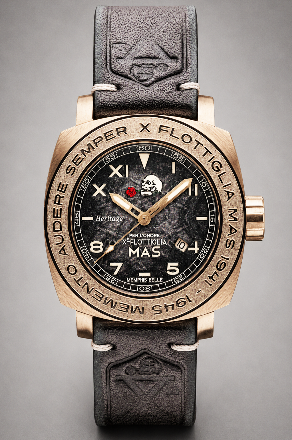 Heritage Bronzo Automatico H1 Nero selected view