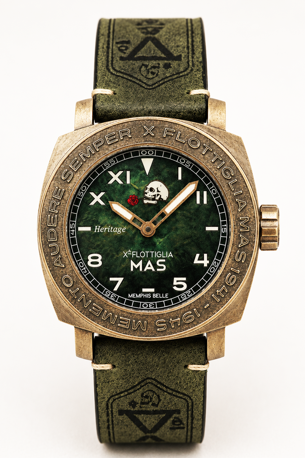 Heritage Bronzo Automatico H2 Verde thumbnail 2