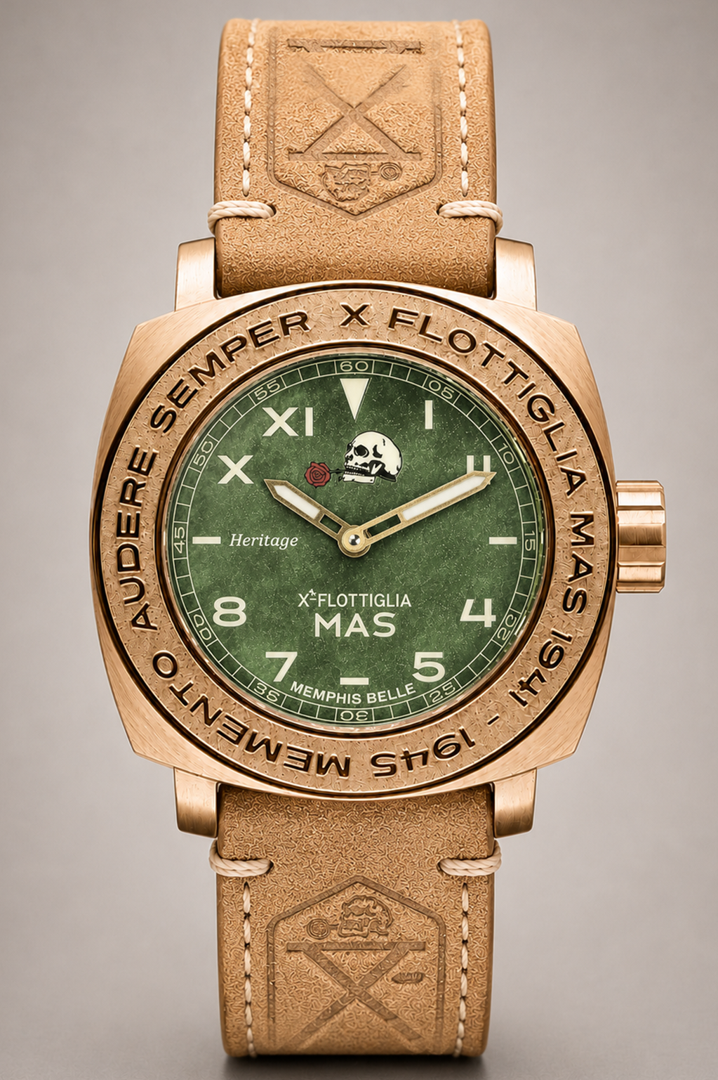 Heritage Bronzo Automatico H3 Verde selected view