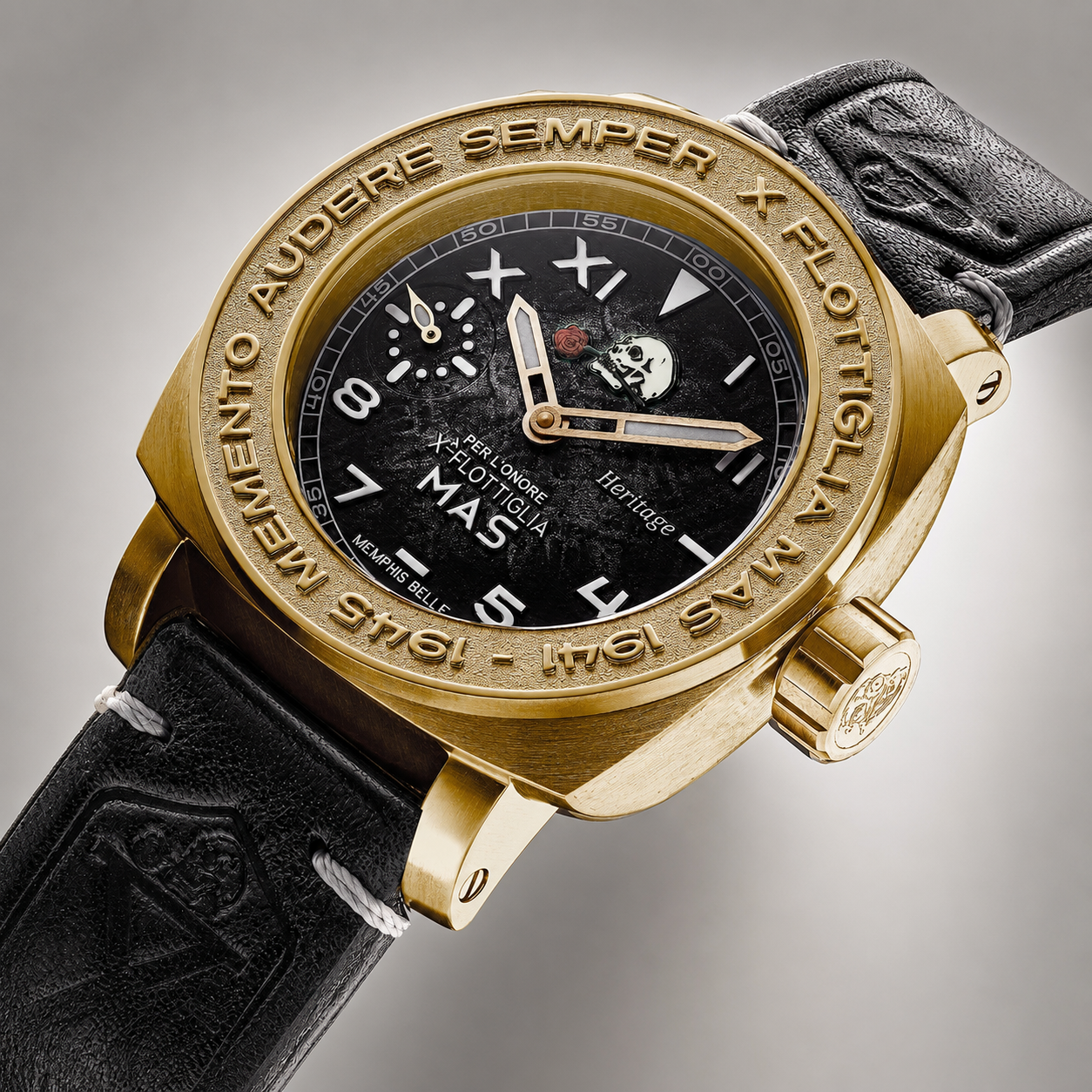 Heritage Bronzo Meccanico HM1 Nero thumbnail 2