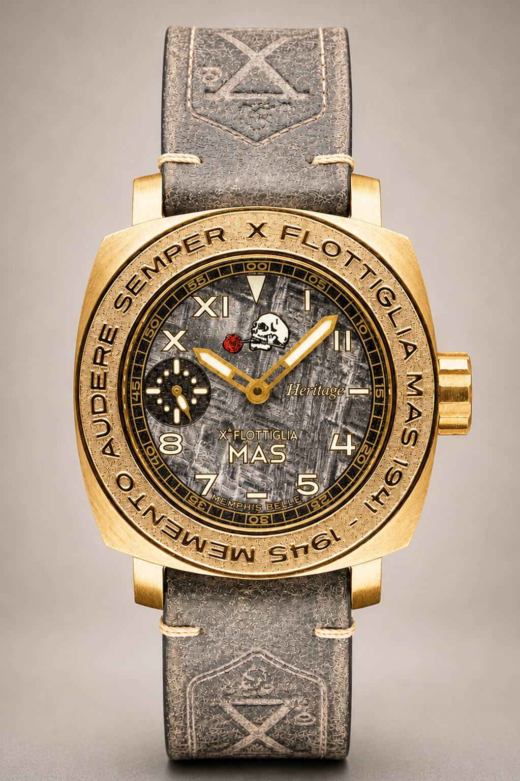 Heritage Bronzo Meccanico HM7 Meteorite selected view